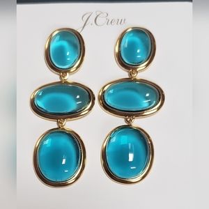 NWT J. Crew Belinda Cab Triple Drop Earrings in own dust bag